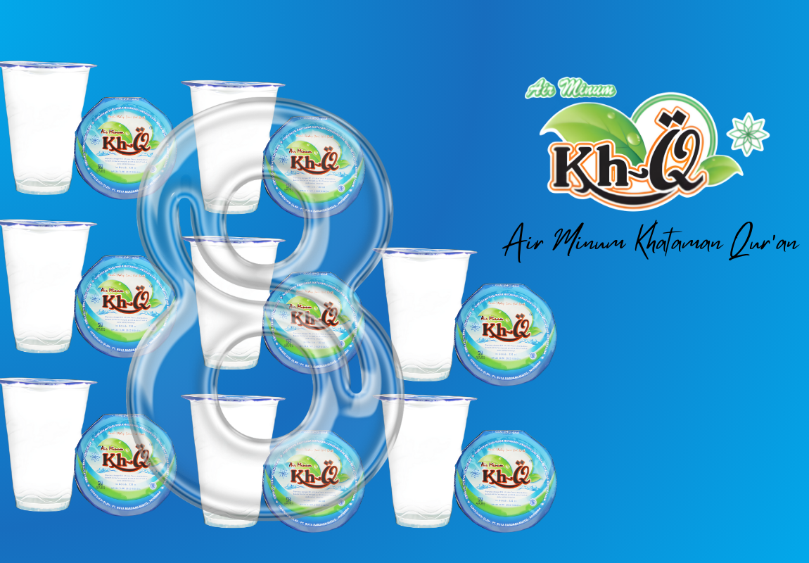 8 gelas air putih